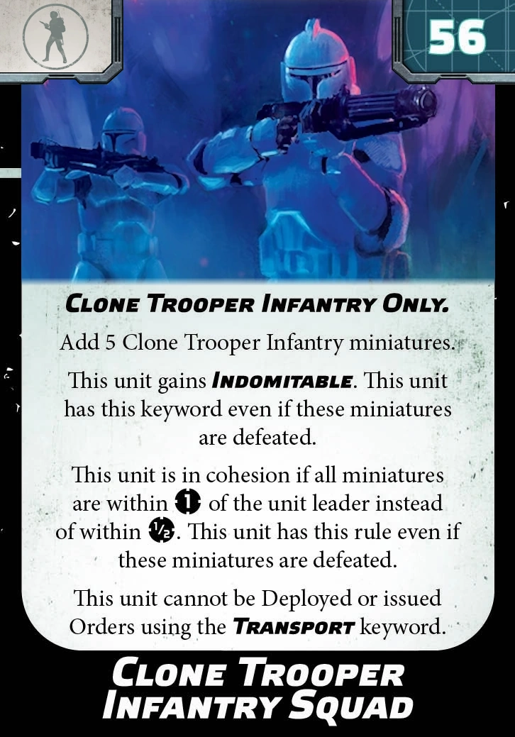 Amélioration "Rebel Trooper Squad"